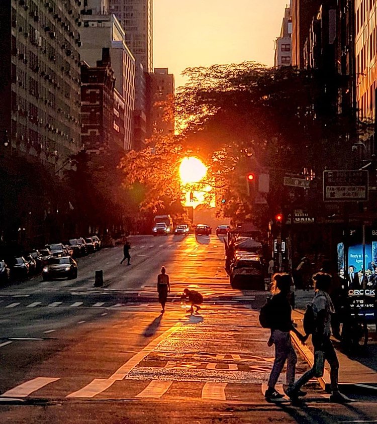 Manhattanhenge, Manhattan