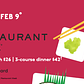 NYC Restaurant Week, Winter 2020, January 21 - Feb 9th