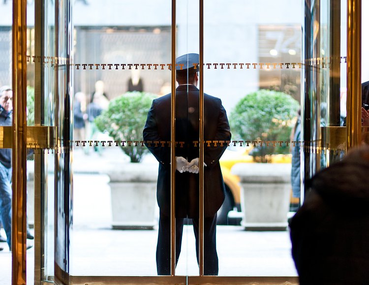 Trump Tower Doorman