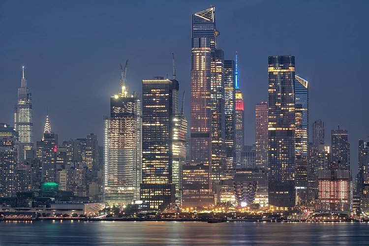 Midtown Manhattan Skyline from Weehawken, New Jersey
