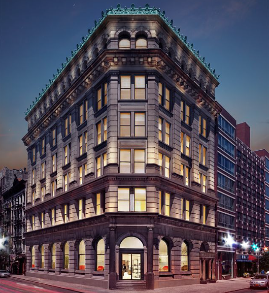 Rendering of 190 Bowery Withoiut Graffiti