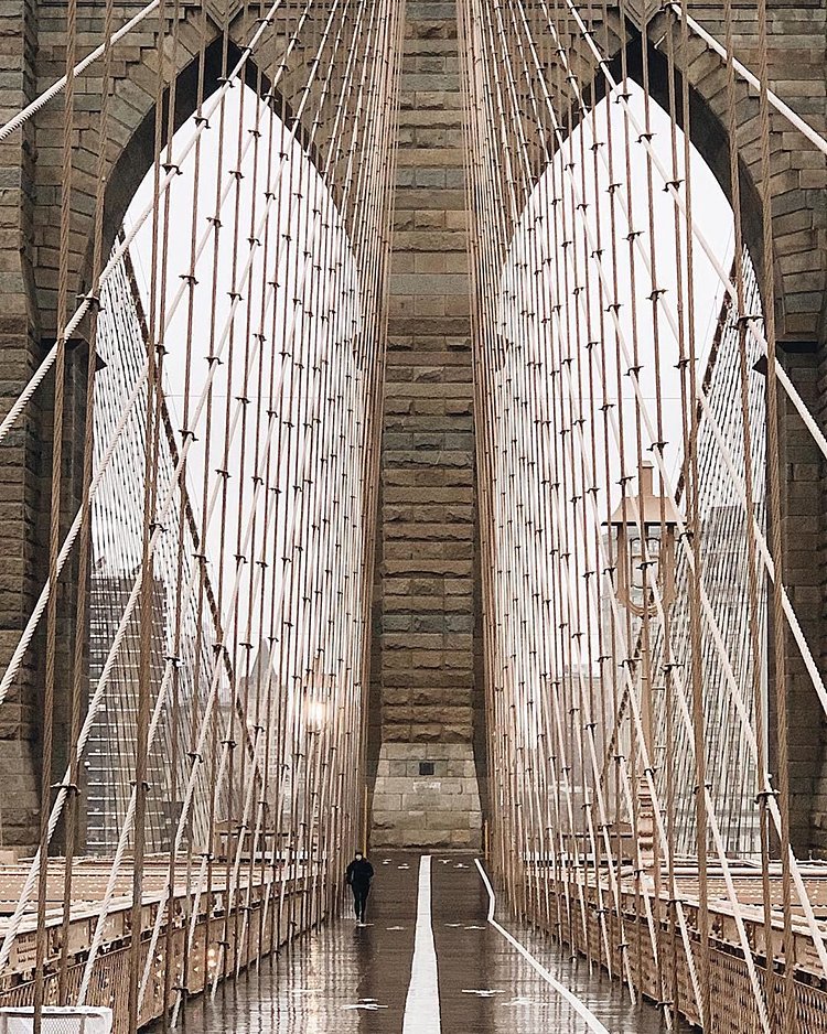 Brooklyn Bridge, New York. Photo via @iwyndt #viewingnyc #nyc #newyork #newyorkcity