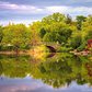 Gapstow Bridge at The Pond in Central Park, New York City