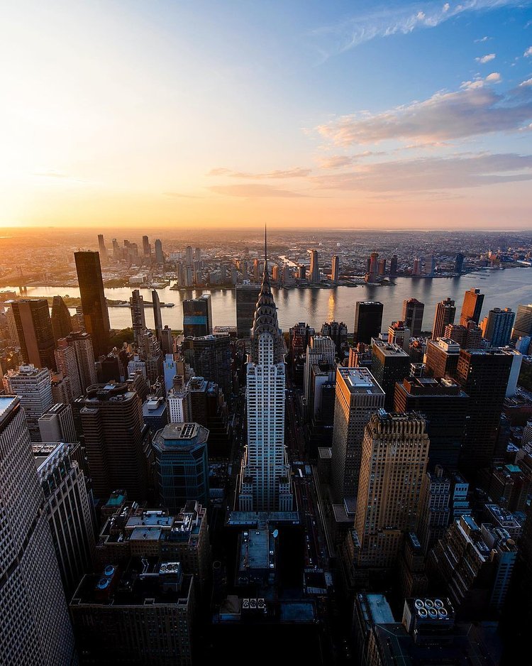 Sunrise over Midtown Manhattan, New York