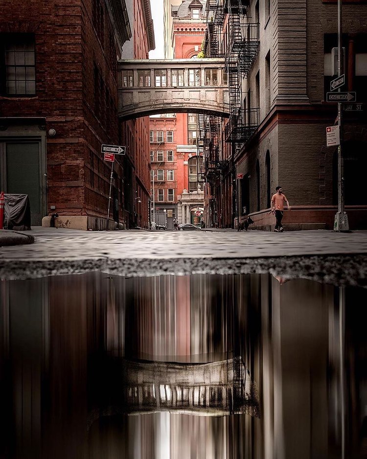 Staple Street Skybridge, Tribeca, Manhattan.