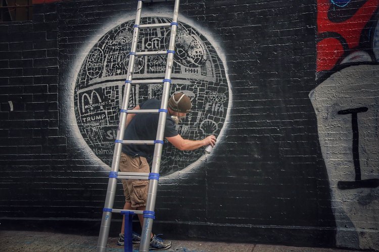 'Corporate Death Star' by Crisp