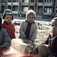 Children playing with a broken toy. Coney Island, Brooklyn, 1971.