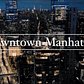 Downtown Manhattan Night Drone