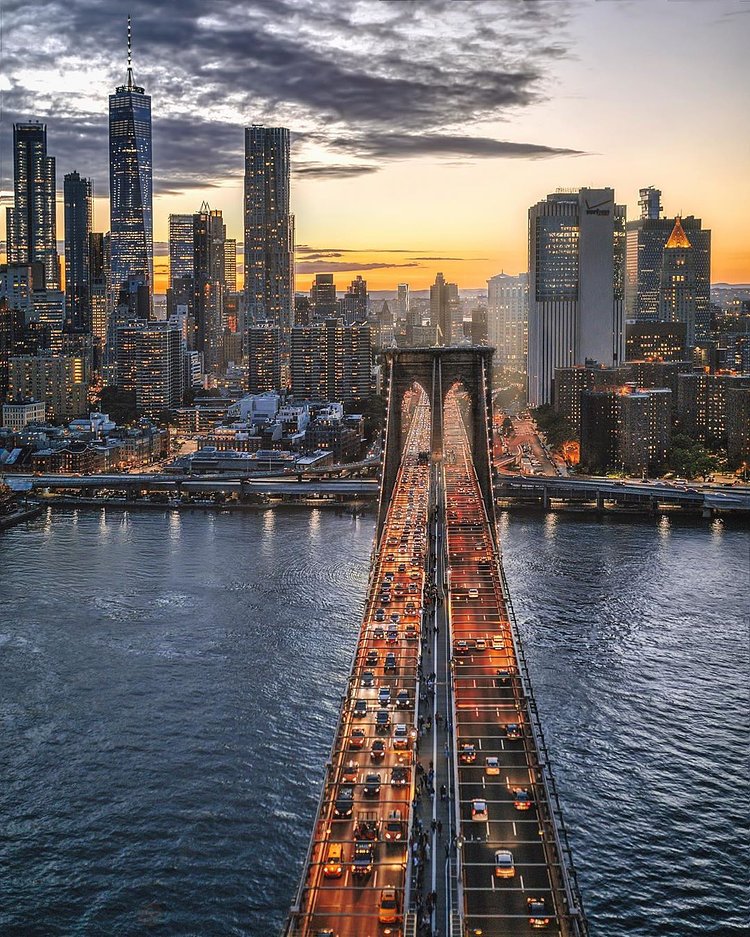 Brooklyn Bridge, New York, New York. @beholdingeye @flynyon