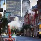 Steam vents in New York, New York