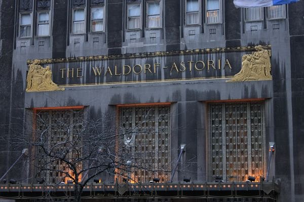 Waldorf-Astoria Hotel: Built between 1929 and 1931, this is the second hotel to bear the Waldorf Astoria name. The first was razed to make room for the Empire State Building. The second Waldorf Astoria was designed in Art Deco style with a twin-towered skyscraper. Presidents and kings have all lived at the Waldorf Astoria in the decades since it was completed. The New York Times called it “New York’s Unofficial Palace.”