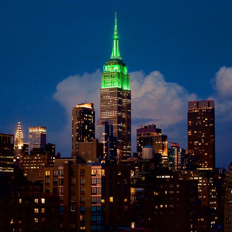The Empire State Building from My Rooftop