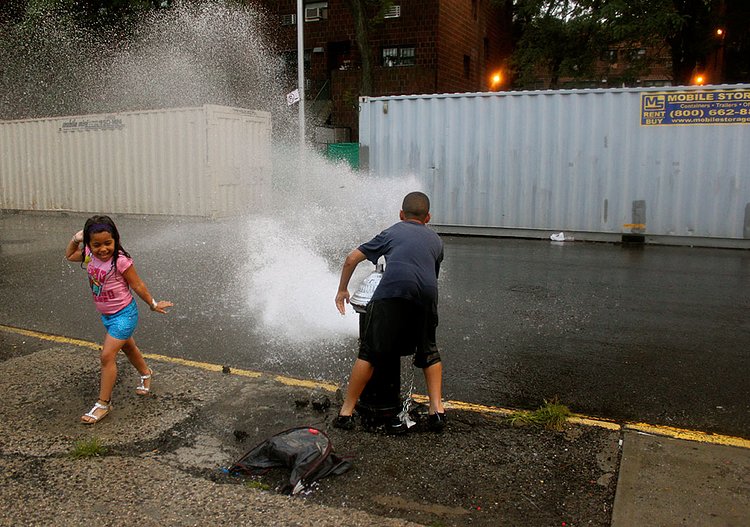 Water Rituals, Bronx, 7/20/15 4:30-8:30 PM 95 degrees.