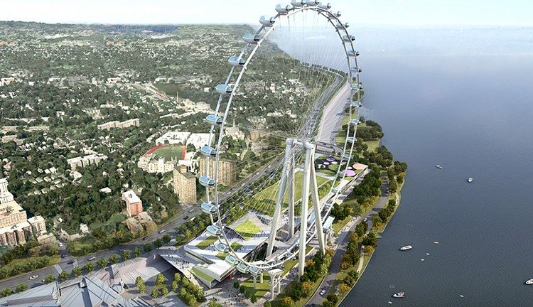New York Wheel, rendering via New York Wheel