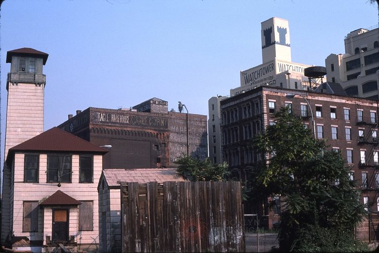 Images of the Fulton Ferry area in 1975