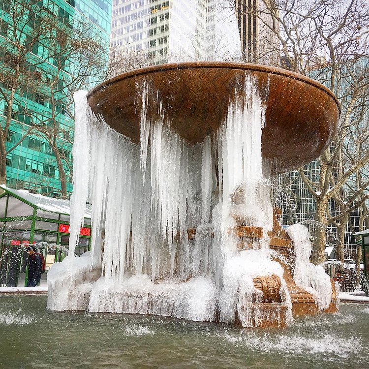 The deep freeze begins