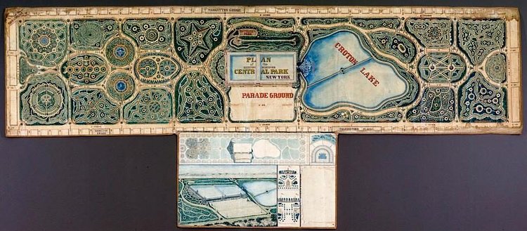 John Rink’s “Plan of the Central Park: New York”
