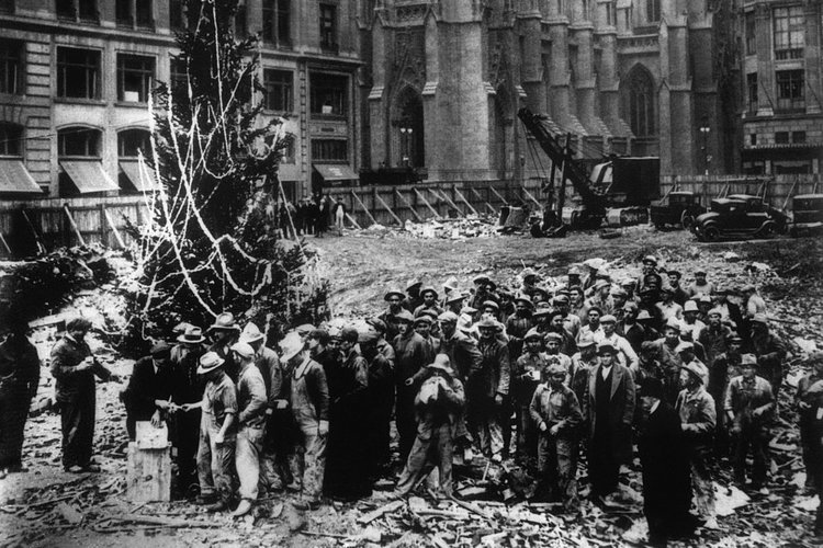 Rockefeller Center Christmas Tree, 1931
