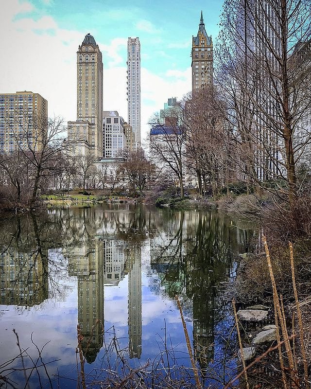 The Pond at Central Park, Manhattan