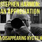 Stephen Harmon: An Appreciation
