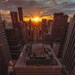 Sunset from the Helmsley Building, Midtown, Manhattan