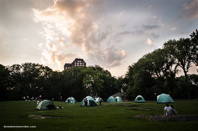 Camping in Central Park NYC-19