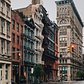 Looking down Broome Street towards Broadway, SoHo, Manhattan