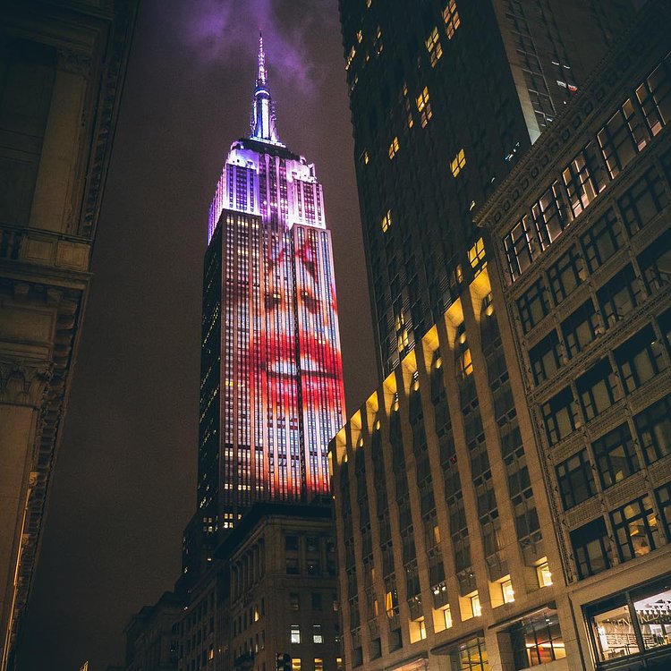 Happy 150th anniversary  @harpersbazaarus!! ✨🎊🍾🎂✨ Harper's Bazaar projects magazine covers on the incredible canvas that is the Empire State Building... What a beautiful collaboration!! 💃🎊=========================
www.nadiablockphotography.com ========================= #travelawesome 
#creativeoptic 
#loves_nyc #shotzdelight 
#iggloballife #igworldclub #nycprimeshot #theimaged #stunning_shots  #new_york_city_photo #inspiring_photography_admired  #newyork_instagram #topnewyorkphoto #new_york_city_photo  #ig_masterpiece  #shotaward #special_shots  #splendid_shotz  #all_shots #world_shotz  #ig_unitedstates  #ig_shotz  #hubs_united  #ig_bestshotz #tlpicks #pictures_of_newyork  #phototag_it  #abc7ny  #heatercentral  #nyloveyou #nycgo