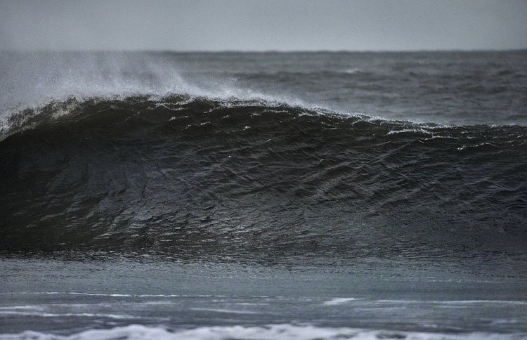 To catch New York waves, Waters claims you have to have a "surf forecasting addiction." "It gives you hope and despair, as waves here are inconsistent, and winds are fickle," she said.