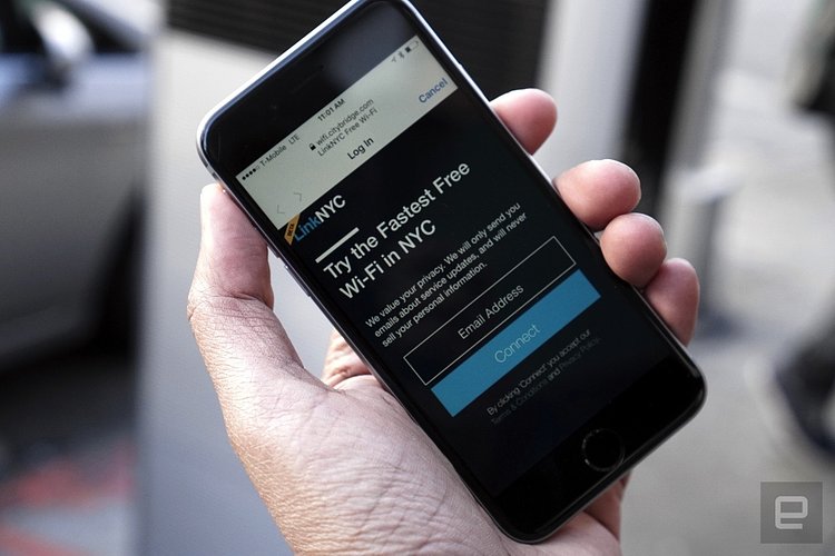 LinkNYC's free gigabit WiFi is here, and it is glorious