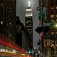 Empire State Building from Park Avenue and 34th Street, Midtown, Manhattan