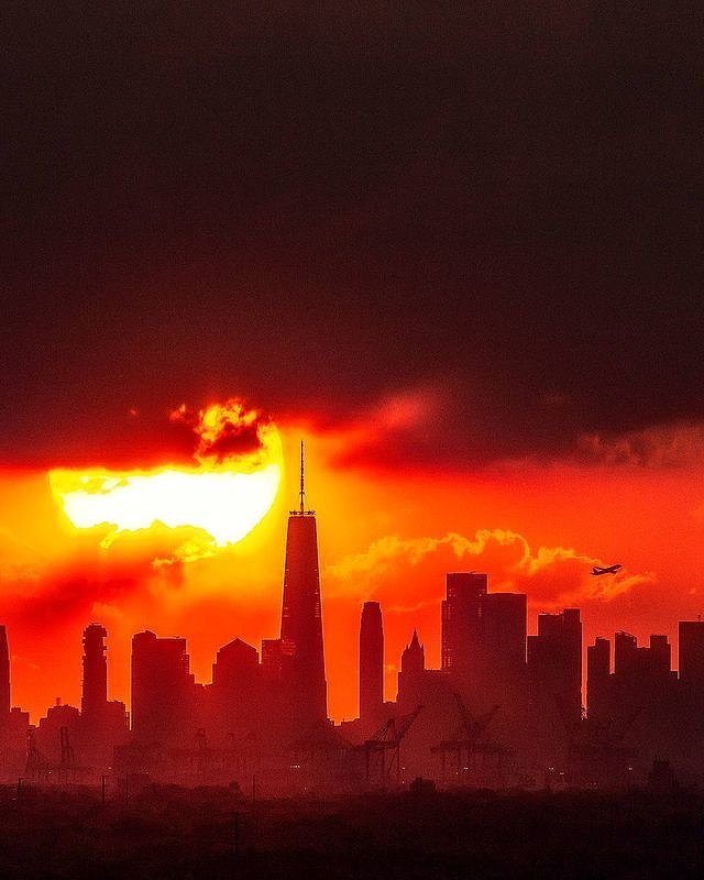 Sunset Over Lower Manhattan