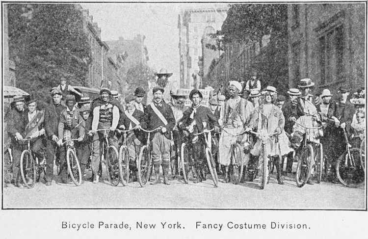 Bicycle Parade, New York; Fancy costume division.