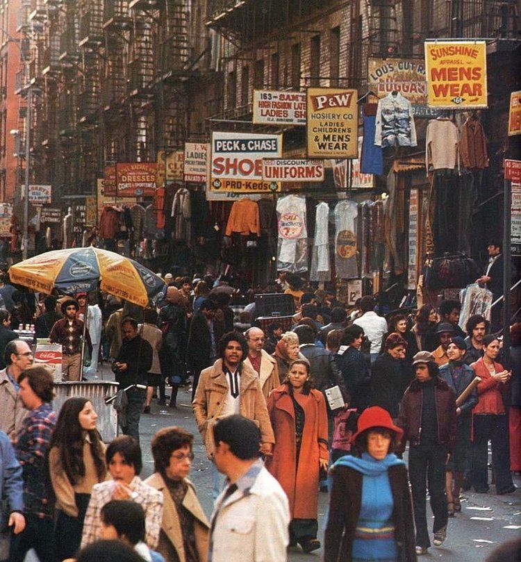Orchard Street, Lower East Side, Manhattan, 1976