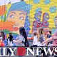 Artists create colorful murals near World Trade Center & Oculus