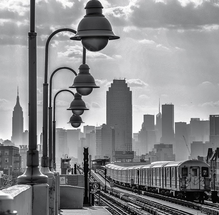 "International Express", New York City's #7 train runs through Queens, the most ethnically diverse county in the U.S. Image made at the elevated 40th Street subway station in Sunnyside, Queens.
************************************************
Featured in @rsa_streetview_, @pocket_bnw, @top_bnw_photo, @awesomebnw, @thecity_life,  @bnw_madrid, @fox5ny, @tv_transport, @picturetokeep_vehicles and @nbcnewyork. Please consider following these outstanding photo hubs and tagging your best appropriate shots.
************************************************
#awesomebnw #Amateurs_Bnw #bs_bnw #bnwmood #bnw_kings #bnw_demand #bnw_madrid #bnw_umbria #bnw_sundays #bnw_captures #bnw_magazine #bnw_lombardia #bnw_oftheworld #bnw_of_our_world #Excellent_Bnw #flair_bw #pocket_bnw #Rebel_Bnw #rustlord_bnw #Snap_bnw #tgif_bnw #top_bnw_photo #wonderful_places #nationaldestinations #everyday_shooter #gramoftheday #gotd_1256 #rsa_streetview #ig_great_pics_trains
