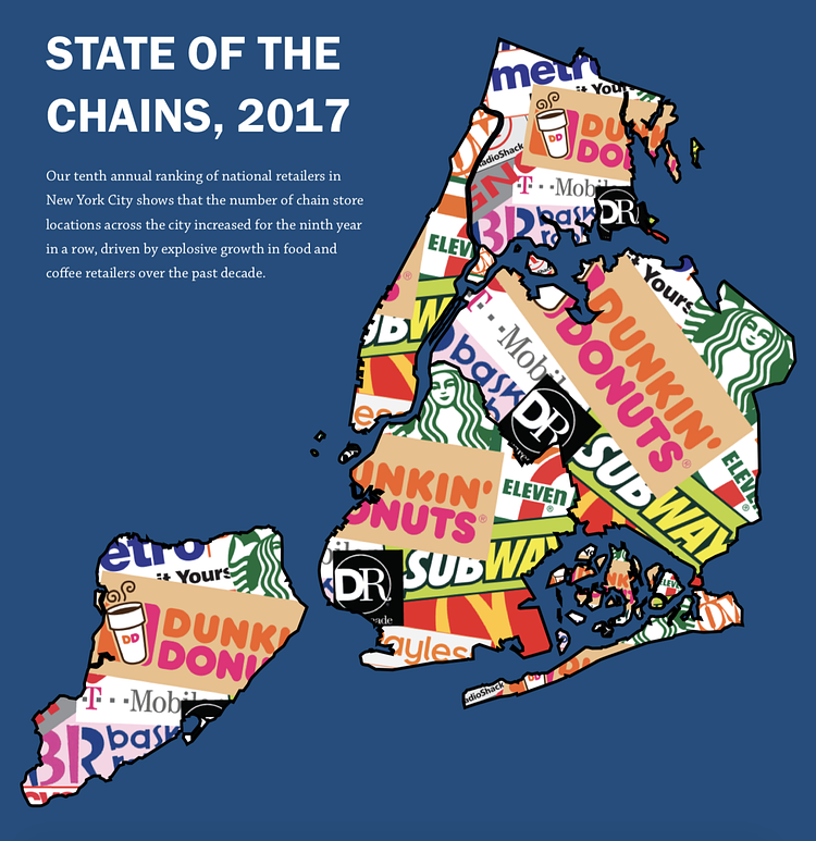 Center for an Urban Future's State of the Chains Report, 2017