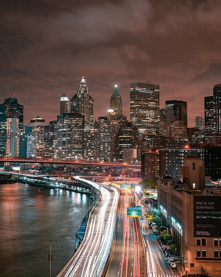 Lower Manhattan from Manhattan Bridge