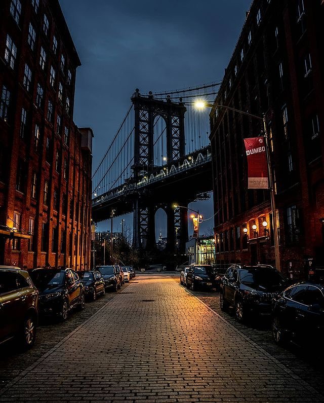 Water Street and Washington Street, Dumbo, Brooklyn