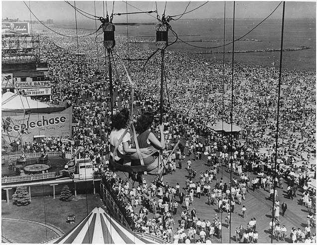 View from the Parachute Jump. 1946