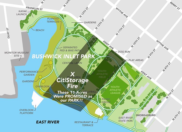 CitiStorage Land Needed for Park Completion