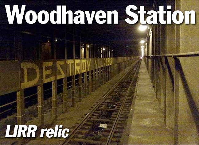 Abandoned Woodhaven LIRR Station