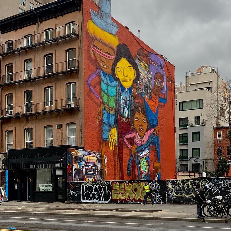 Osmegos Street Art, 14th Street, Manhattan
