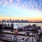 Surreal light this crisp morn lighting up the Hudson, happy Friday! X