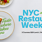 NYC Restaurant Week 2017
