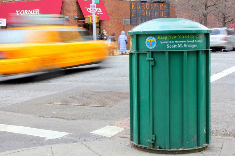 New York City Trash Can