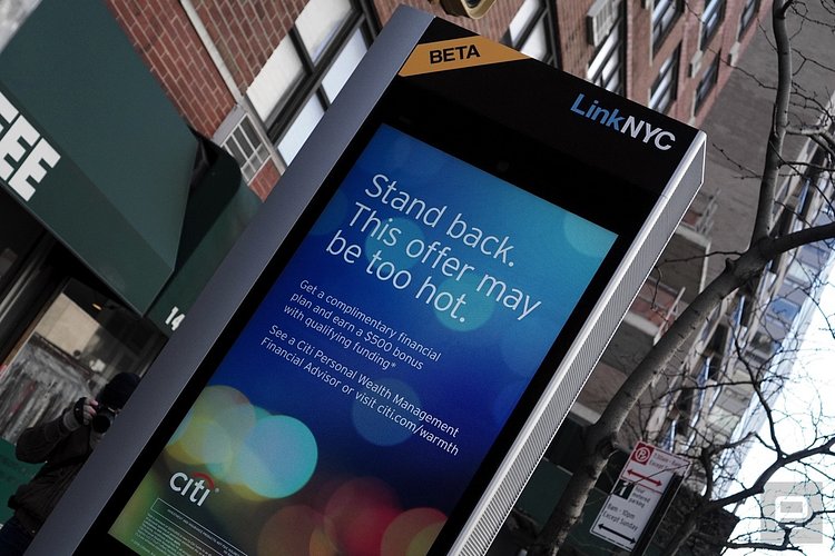 LinkNYC's free gigabit WiFi is here, and it is glorious