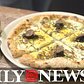 Oro Nero: A white pizza with gold and caviar pizza for $20