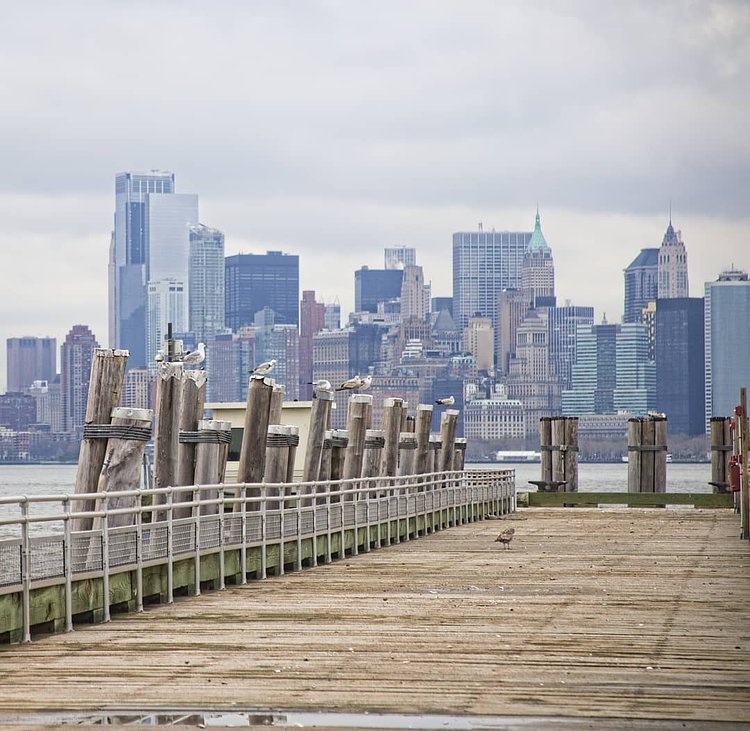 Lower Manhattan as seen from New Jersey