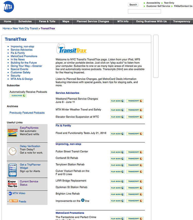 TransitTrax (screenshot)